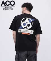 《CROSSOVER》PATCH T-SHIRT ／ クロスオーバー パッチ Tシャツ ／ AVIREX ／ アヴィレックス