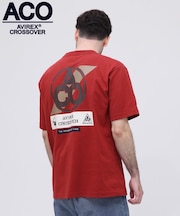 《CROSSOVER》PATCH T-SHIRT ／ クロスオーバー パッチ Tシャツ ／ AVIREX ／ アヴィレックス