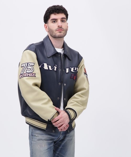 90's GOALERS VARSITY JACKET ／ ナイティーズ ゴーラーズ バー