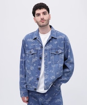 TAGGING JACQUARD DENIM JACKET／タギング ジャガード デニムジャケット