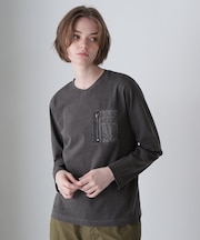 《直営店限定》L／S FADE WASH MA-1 POCKET／フェイドウォッシュ MA-1