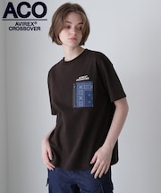 《CROSSOVER》DENIM POCKET T-SHIRT ／ クロスオーバー デニム ポケット Tシャツ