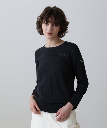L／S FATIGUE KNIT TOPS／ファティーグニットトップス