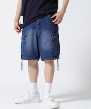 《WEB&DEPOT限定》M-65 FATIGUE DENIM SHORT PANTS ／ M-65 ファティーグ デニム ショートパンツ