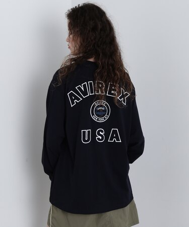L／S VARSITY LOGO T-SHIRT／ バーシティロゴTシャツ