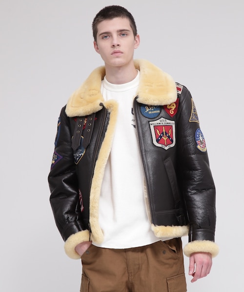 COW LOGO VARSITY JACKET｜アヴィレックスの通販｜&mall（アンドモール