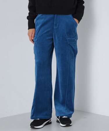 BOYFRIEND CARGO VELOUR PANTS／ボーイフレンド ベロアカーゴパンツ