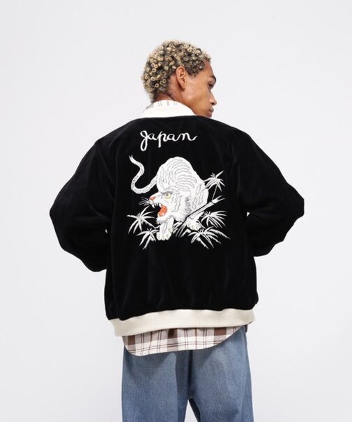 VELVETEEN SKA JACKET WHITE TIGER／ヴェルヴェティーン スカジャケット