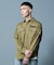 BASIC FATIGUE KHAKI L／S SHIRT／長袖 ファティーグ カーキ シャツ