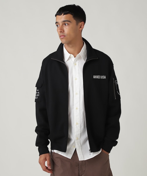 FATIGUE STAND ZIPUP SWEAT / ファティーグ ジップアップ スウェット / AVIREX / アヴィレックス