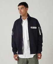 FATIGUE STAND ZIPUP SWEAT ／ ファティーグ ジップアップ スウェット  ／ AVIREX ／ アヴィレックス