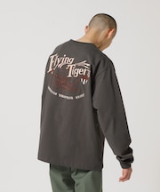 《WEB＆DEPOT限定》MILITARY MOTIF LONG SLEEVE T-SHIRT ／ ミリタリーモチーフ 長袖 Tシャツ