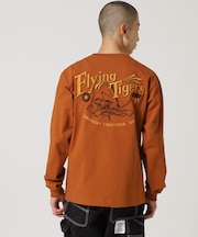 《WEB＆DEPOT限定》MILITARY MOTIF LONG SLEEVE T-SHIRT ／ ミリタリーモチーフ 長袖 Tシャツ