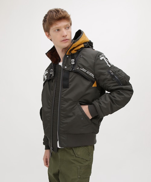 直営店限定》FADE HOOD JACKET｜アヴィレックスの通販｜&mall（アンド
