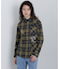 CHEMICAL WASH CHECK SHIRT／ケミカルウォッシュ チェックシャツ