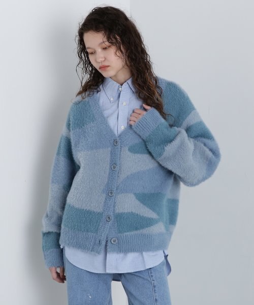 最終値下SUPER VOLUME SHAGGY KNIT CARDIGAN soerte（ソエルテ）の「SUPER VOLUME SHAGGY KNIT CARDIGAN