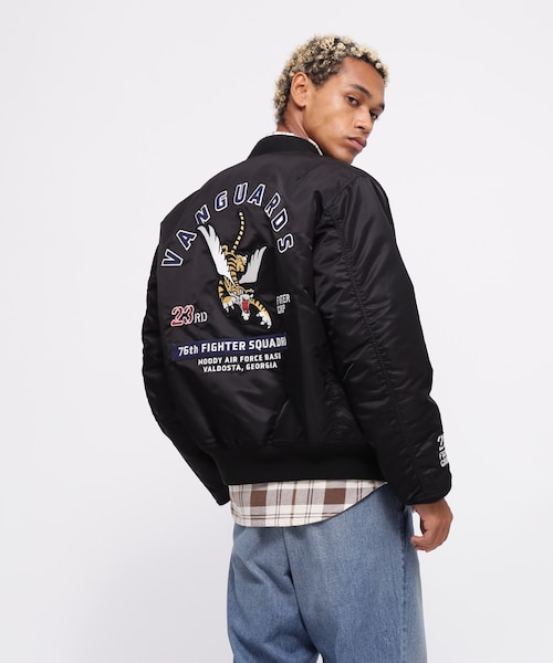 アヴィレックス/メンズのファッション（ブラック）の通販｜&mall