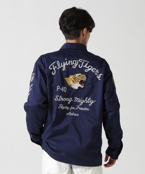 MILITARY SHIRT "FLYING TIGERS" ／ ミリタリーシャツ "フライングタイガース" ／ AVIREX