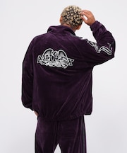 《WEB&DEPOT限定》VELOUR TRACK JACKET ／ ベロア トラックジャケット