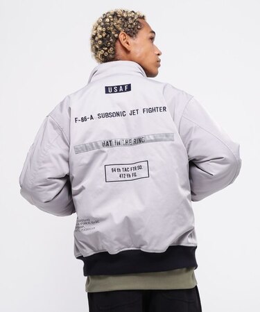 STENCIL JACKET "HAT IN THE RING" ／ ステンシル ジャケット "ハット イン ザ リング"／ AVIREX