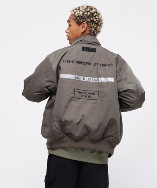 STENCIL JACKET "HAT IN THE RING" ／ ステンシル ジャケット "ハット イン ザ リング"／ AVIREX