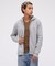 《DAILY／デイリー》RIB ZIP PARKA／デイリー 長袖 リブ ジップパーカー／AVIREX／アヴィレックス
