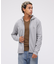 《DAILY／デイリー》RIB ZIP PARKA／デイリー 長袖 リブ ジップパーカー／AVIREX／アヴィレックス