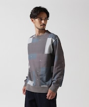 CREW NECK SWEAT GEOMETRY ／ クルー ネック スウェット ジオメトリー ／ AVIREX ／ アヴィレックス