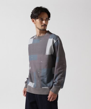 CREW NECK SWEAT GEOMETRY ／ クルー ネック スウェット ジオメトリー ／ AVIREX ／ アヴィレックス