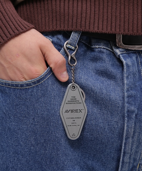 アヴィレックス キーホルダー メタル AVIREX キーホルダー KEY HOLDER ”METAL” / アヴィレックス
