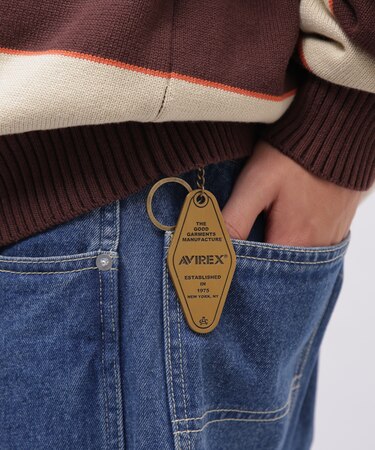 AVIREX KEY HOLDER METAL/ アヴィレックス キーホルダー メタル