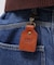 AVIREX KEY HOLDER EMBOSSED LEATHER ／ アヴィレックス キーホルダー エンボス レザー