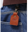 AVIREX KEY HOLDER EMBOSSED LEATHER ／ アヴィレックス キーホルダー エンボス レザー