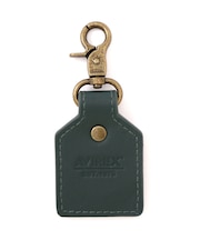 AVIREX KEY HOLDER EMBOSSED LEATHER / アヴィレックス キーホルダー エンボス レザー
