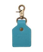AVIREX KEY HOLDER EMBOSSED LEATHER / アヴィレックス キーホルダー エンボス レザー