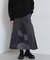 SWITCHING STRETCH DENIM SKIRT／スウィッチングストレッチデニムスカート