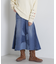 SWITCHING STRETCH DENIM SKIRT／スウィッチングストレッチデニムスカート