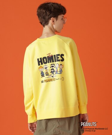 《AVIREX×PEANUTS》HOMIES SWEAT／アヴィレックス×ピーナッツ ホーミーズ スウェット