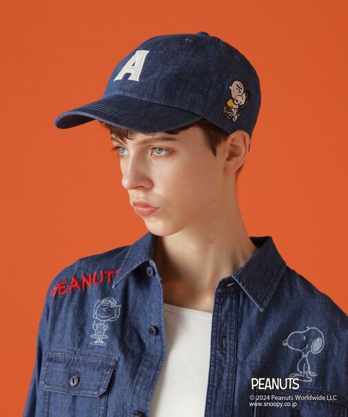 《AVIREX×PEANUTS》DENIM CAP／アヴィレックス×ピーナッツ デニムキャップ