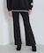 SATIN FLARE STRECH PANTS／サテンフレアストレッチパンツ