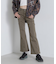 SATIN FLARE STRECH PANTS／サテンフレアストレッチパンツ