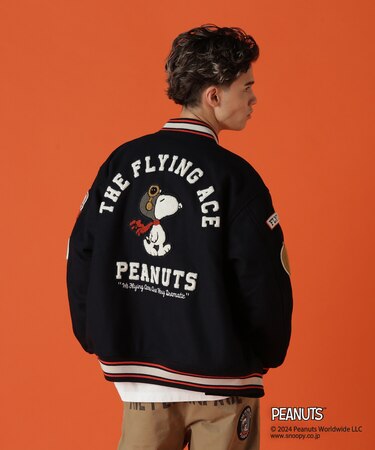 AVIREX × PEANUTS》STADIUM JACKET 