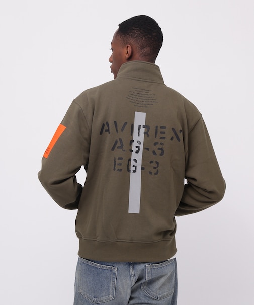 《WEB&DEPOT限定》REMODEL DESIGN STAND ZIP SWEAT／リモデル ジップ スウェット