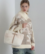 《直営店限定》BOA×FUR MINI TOTE BAG／ボア×ファー ミニトートバッグ
