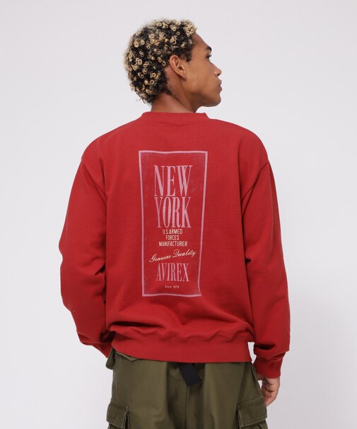 《WEB&DEPOT限定》TAPESTORY OF NEWYORK CREWNECK SWEAT