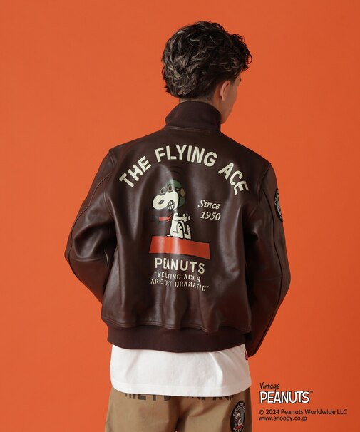 《AVIREX × PEANUTS》A-1 "FLYING ACE" ／ A-1 "フライング エース" ／ ピーナッツ ／ アヴィレックス