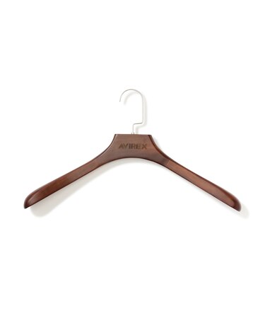 《直営店限定》WOODEN HANGER ／ 木製 ハンガー ／ AVIREX ／ アヴィレックス