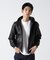 《WEB&DEPOT限定》LEATHER HOODIE／レザーフードジャケット