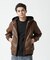 《WEB&DEPOT限定》LEATHER HOODIE／レザーフードジャケット