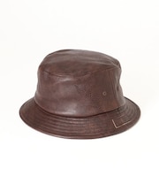 SYNTHETIC LEATHER BUCKET HAT ／ 合成皮革 バケットハット ／ AVIREX ／ アヴィレックス